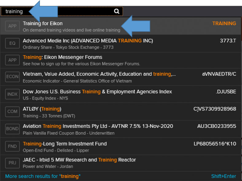 Aalto University Department of Finance Databases include Eikon from Refinitive